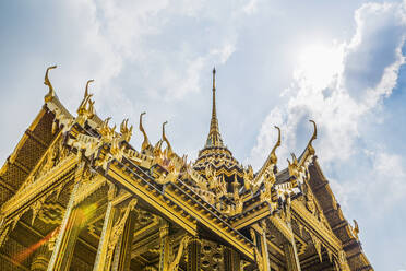 Tiefblick auf das Wat Phra Kaew in Bangkok, Thailand - TETF00551