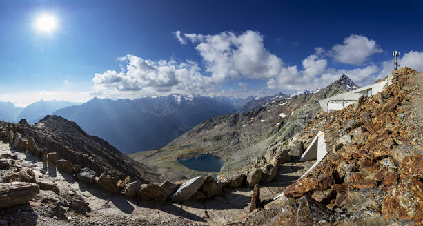 Österreich, Tirol, Sölden, Panoramablick auf das Bergbaumuseum 007 Elements - WWF06167