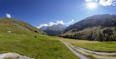 Panoramablick auf die Sommerweiden im Rofental - WWF06181