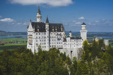 Deutschland, Schwangau, Blick auf das Schloss Neuschwanstein - TETF00776