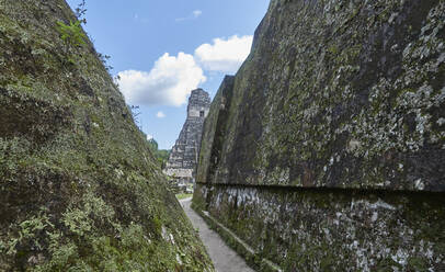 Guatamala, Tikal, Ansicht der Maya-Pyramide - TETF00893