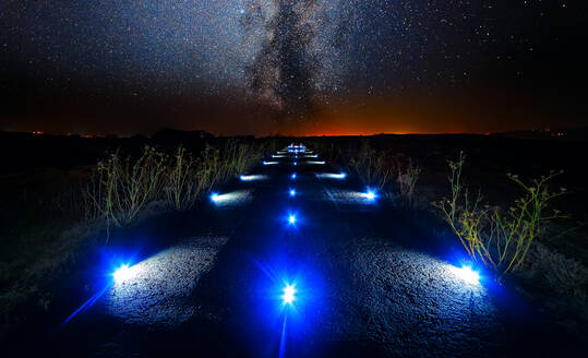 A small runway leads to the Milky Way - CAVF95898