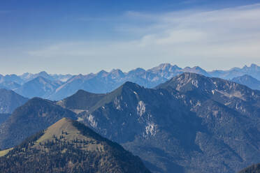 Peaks of Bavarian Prealps seen from summit of Benediktenwand - FOF13044