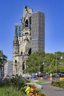 Kaiser-Wilhelm-Gedächtniskirche, Kurfurstendamm, Charlottenburg, Berlin, Deutschland, Europa - RHPLF21936