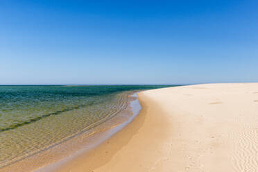 Clear sky over sandy beach of Culatra Island - EGBF00828