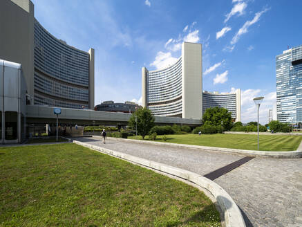 Österreich, Wien, Campus des Vienna International Centre in Donaustadt - AMF09461