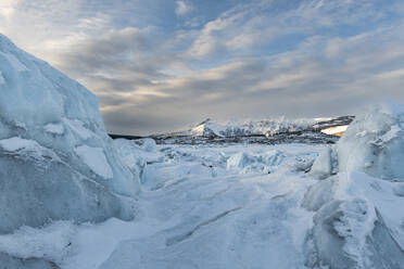 Bergblick vom Matanuska-Gletscher, Alaska - CAVF96529