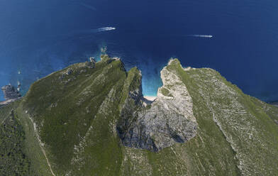 Panoramablick aus der Luft auf die schöne Küste der Insel Zakinthos, Griechenland. - AAEF14593