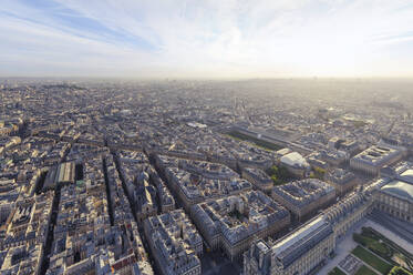 Panoramic aerial view of Paris downtown, Paris, France. - AAEF14614