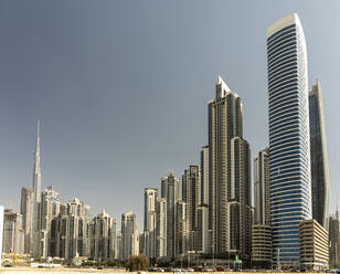 United Arab Emirates, Dubai, Tall skyscrapers of Business Bay district - TAMF03381