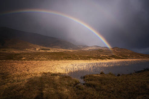 Isle of Skye Rainbow, Isle of Skye, Inner Hebrides, Scotland, United Kingdom, Europe - RHPLF22176