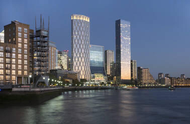 Westferry Circus, Canary Wharf, Docklands, London, England, Vereinigtes Königreich, Europa - RHPLF22190