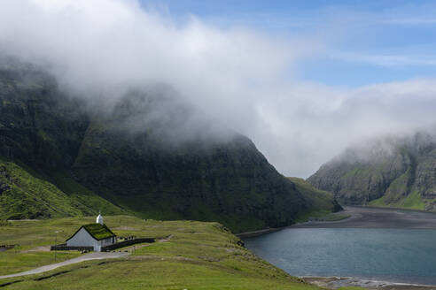 Saksun, Streymoy Island, Faroe Islands, Denmark, Europe - RHPLF22205