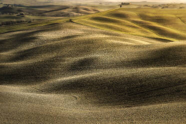 Sanfte Hügel des Val d'Orcia im Winter, Toskana, Italien, Europa - RHPLF22256