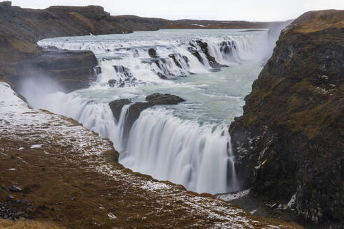 Gullfoss-Wasserfall, Island, Polarregionen - RHPLF22348