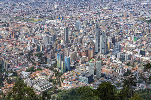 Blick über Bogota von Monserrate, Kolumbien, Südamerika - RHPLF22389