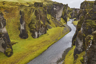 Fathrijargljufur-Schlucht, in der Nähe von Kirkjubaejarklaustur, nahe der Südküste Islands, Polarregionen - RHPLF22460