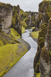 Fathrijargljufur-Schlucht, in der Nähe von Kirkjubaejarklaustur, nahe der Südküste Islands, Polarregionen - RHPLF22461