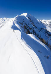 Pizzo Meriggio Kamm im Winter, Valtellina, Lombardei, Italien, Europa - RHPLF22475