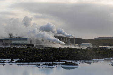Geothermal power plant, Blue Lagoon, Grindavik, Iceland, Polar Regions - RHPLF22501