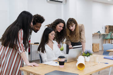 Business team having a meeting in office - PNAF04142