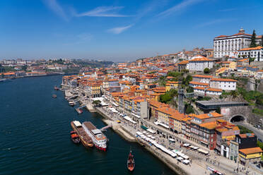 Fluss Douro und Stadt, Porto, Portugal, Europa - RHPLF22588
