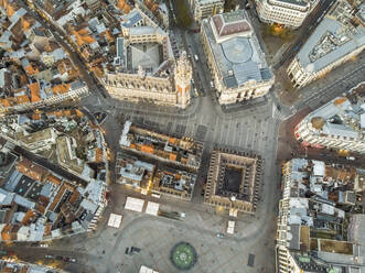 Aerial view of Lille historical downtown in France. - AAEF15258