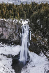 Luftaufnahme der Salt Creek Falls, Oregon, Vereinigte Staaten. - AAEF15294