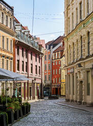 Audeju iela, Old Town, Riga, Latvia, Europe - RHPLF22776