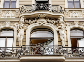 Art Nouveau Architecture, 33 Elizabetes Street, Riga, Latvia, Europe - RHPLF22777