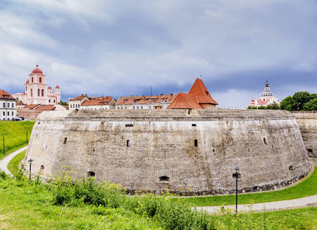 Bastion der Vilniuser Verteidigungsmauer, Altstadt, Vilnius, Litauen, Europa - RHPLF22788
