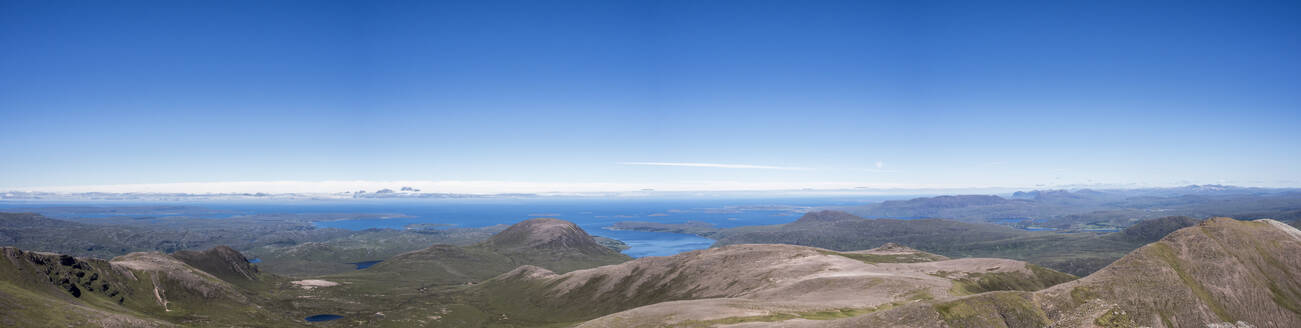 UK, Schottland, Panoramablick auf die nordwestlichen Highlands - HUSF00301