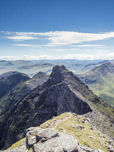 UK, Schottland, Blick vom Berg An Teallach - HUSF00303