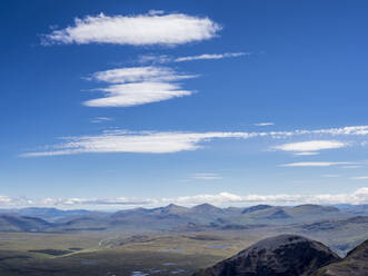 UK, Schottland, Himmel über den nordwestlichen Highlands vom Berg An Teallach aus gesehen - HUSF00304