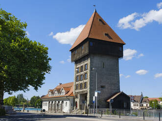 Deutschland, Baden-Württemberg, Konstanz, Außenansicht des Rheintorturm-Museums - WIF04558