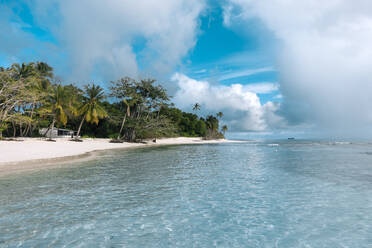 Maldives, Kolhumadulu Atoll, Coastline of Kanimeedhoo island - KNTF06815