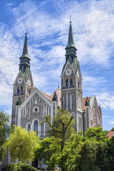 Slowenien, Ljubljana, Fassade der Kirche des Heiligen Johannes des Täufers - ABOF00837