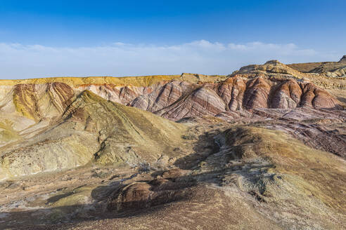 Mehrfarbige Landschaft, Kyzylkup, Mangystau, Kasachstan, Zentralasien, Asien - RHPLF23051