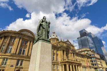 Statue von Königin Victoria, Council House, Victoria Square, Birmingham, England, Vereinigtes Königreich, Europa - RHPLF23068