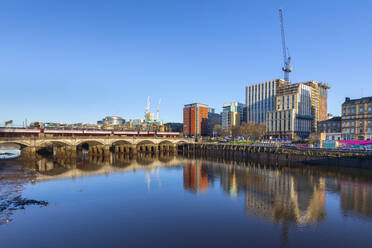 King George V Bridge, Fluss Clyde, Glasgow, Schottland, Vereinigtes Königreich, Europa - RHPLF23072