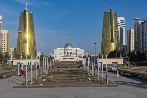 Präsidentenpalast, Nur Sultan, ehemals Astana, Hauptstadt von Kasachstan, Zentralasien, Asien - RHPLF23138