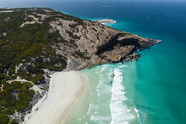 Aerial view of West Beach, Western Australia, Australia. - AAEF15679