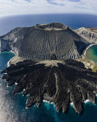 Luftaufnahme der Isla san Benedicto, einer Vulkaninsel in Colima, Mexiko. - AAEF15963