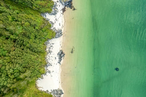 Blick auf den Strand von Singing Sands, Schottland - SMAF02255