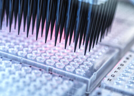 Analysis of samples in microplates by automation robotics - ABRF01000