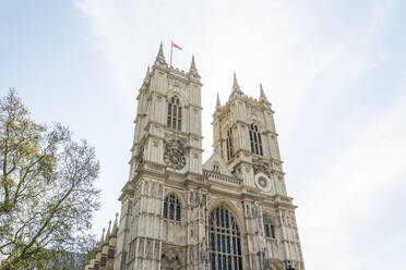 UK, England, London, Facade of Westminster Abbey - TAMF03509