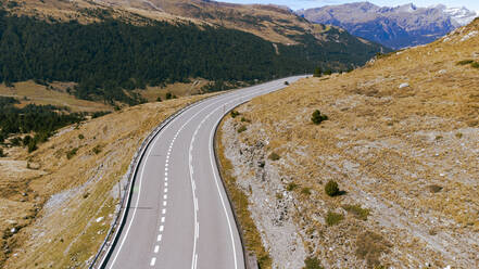 Andorra, Luftaufnahme des Passes El Pas de la Casa im Herbst - ACPF01489