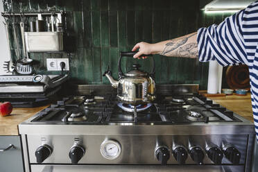 Gas Hob Stove and Grill in Professional Kitchen Restaurant Stock Photo -  Alamy