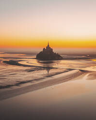 Luftaufnahme des Mont Saint Michel, Region Normandie, Frankreich. - AAEF16011