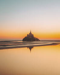 Luftaufnahme des Mont Saint Michel, Region Normandie, Frankreich. - AAEF16012